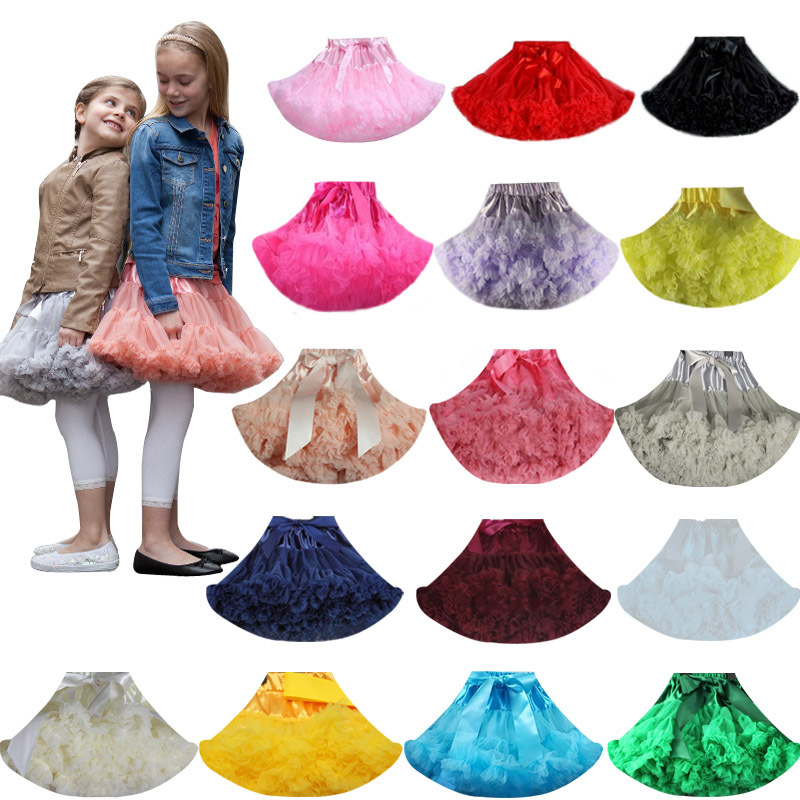 Tutu Skirts for jenteunger Fluffy Skirt Birthday Party Dresse