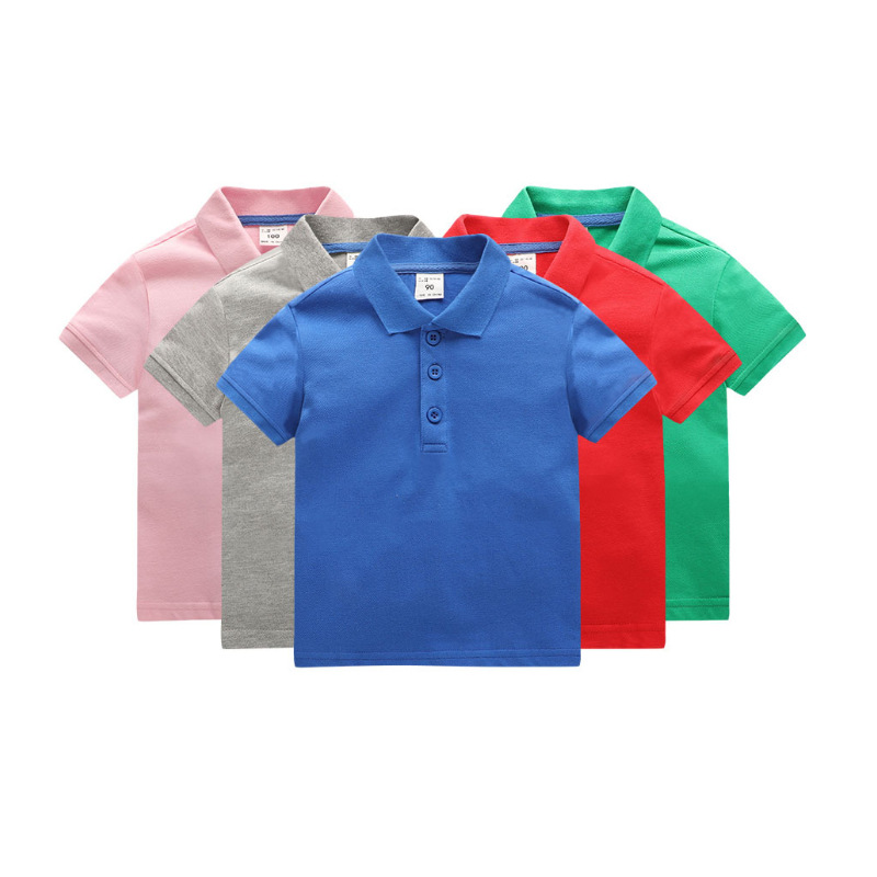 Custom logo Kid Polo-skjorter 100 % Cotton
