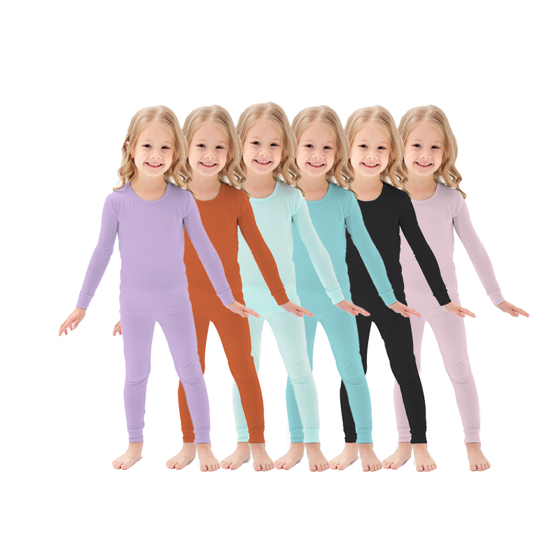 Custom Bamboo Fiber Kid & #8217; Pajama Set